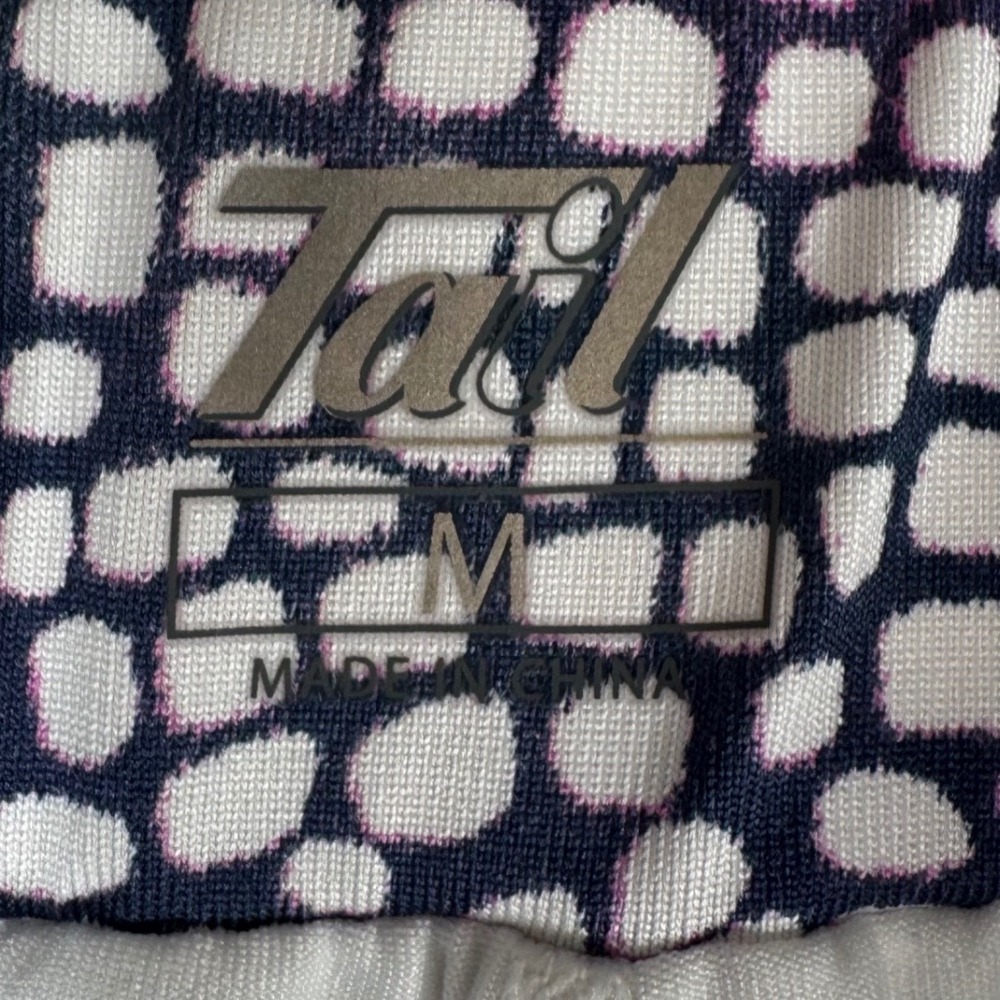Tail Womens Active Skort Navy‎ Blue White Pebble Print Tennis Golf Skirt Size M - Picture 4 of 7